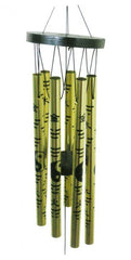 Six Rods Feng Shui Metal Wind Chimes