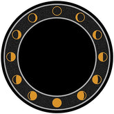 8" Round Double Sided Acrylic Flat Scrying Mirror. Includes Stand and Downloadable eBook.