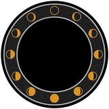 8" Round Double Sided Acrylic Flat Scrying Mirror. Includes Stand and Downloadable eBook.