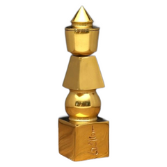 Five-Element Pagoda with Fuk Luk Sau