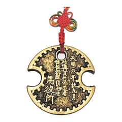 Nanbu Wealth Lock Coin Amulet For Speculative Luck