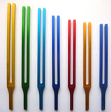 Chakra Tuning Forks with Color Therapy