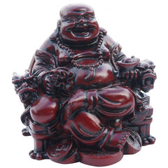 Laughing Buddha Sitting on a Chair
