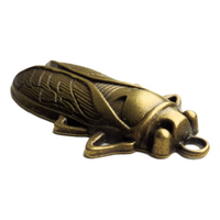 Brass Colored Cicada for Protection