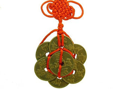 Brass Eight Immortals Coins Amulet