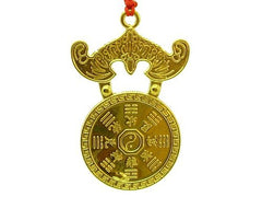Golden Bat Coin Amulet