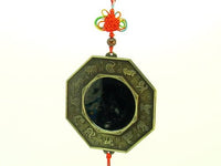 Pakua Mirror Amulet with 12 Zodiac Animals