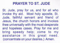 Saint Jude- Pray for Us Amulet