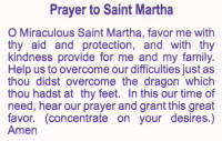 Saint Martha Amulet