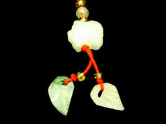 Jade Lucky Pig For Prosperity Hanging