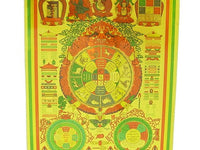Mandala Print Talisman with Universal Tortoise