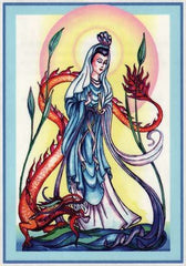 Quan Yin Window Sticker