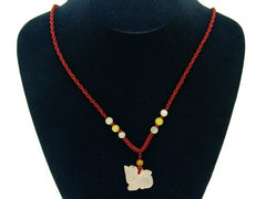 Rose Quartz Pi Yao Necklace