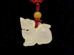 Rose Quartz Pi Yao Necklace