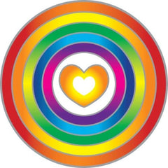 Rainbow Heart Sunseal