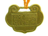 Vintage Feng Shui Lock Coin Amulet Wealth Magnifier