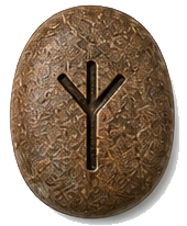 ALGIZ rune stone
