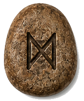 DAGAZ rune stone