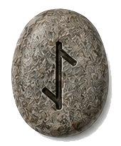EIHWAZ rune stone