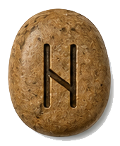 HAGALAZ rune stone