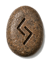 JERA rune stone