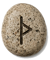 THORN (TH) rune stone