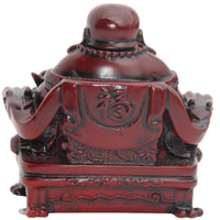 Laughing Buddha Sitting on a Chair