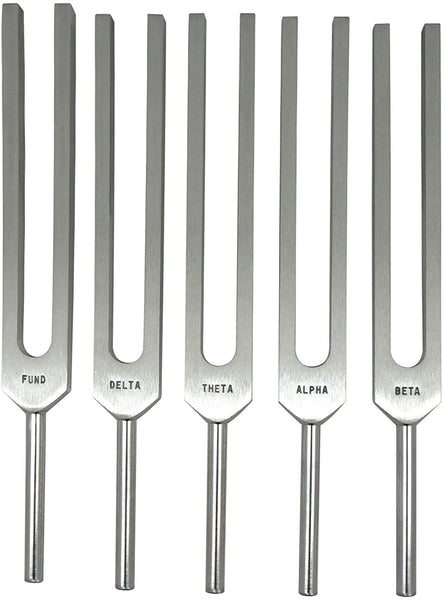 Brain Wave Tuning Fork Set - Unweighted