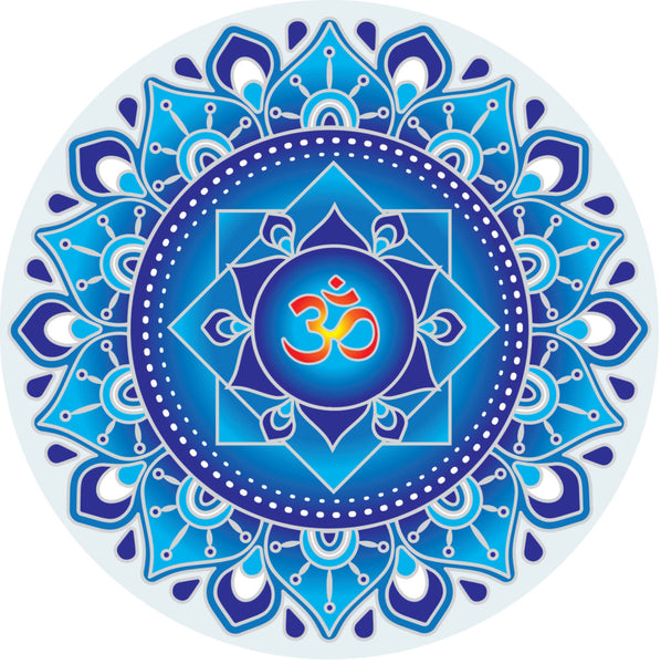 Blue Om Mandala Sunseal