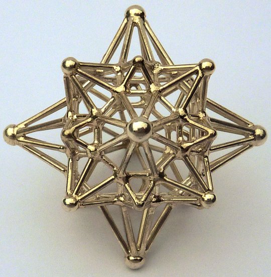 Sacred Geometry - Silver Gaia Terra Prana Star