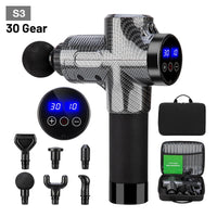 Professional 6 Heads LCD Massage Gun with Bag