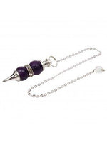 Amethyst Double Sphere Pendulum