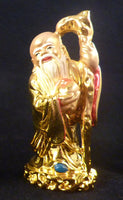 Golden Fuk Luk Sau Statues - Fu Lu and Shou Statues
