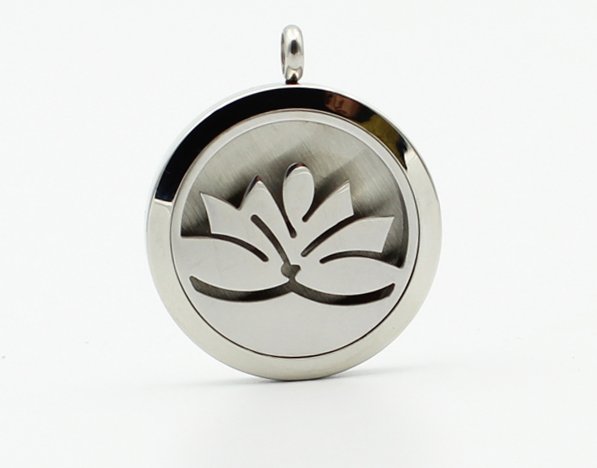 Aromatherapy Diffuser Pendant #1 and Chain - Stainless Steel