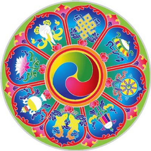 Tibetan Auspicious Symbols Sunseal