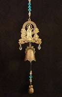 Quan Yin Brass Metal Protective Bell with Buddha Weight