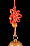 Quan Yin Brass Bell with Red Tassel