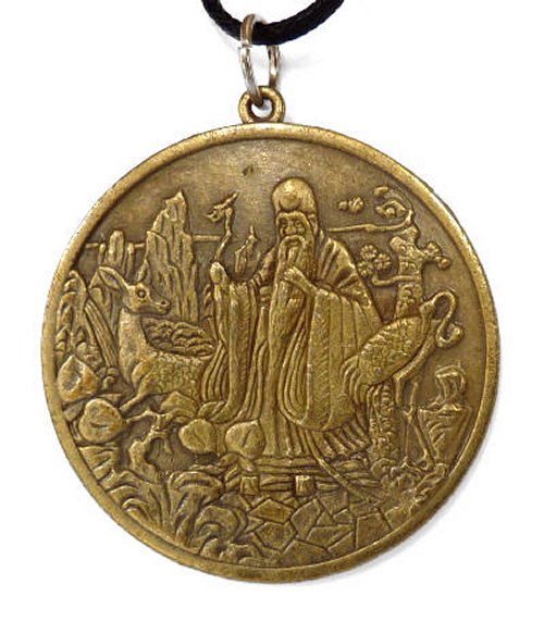 Longevity and Good Health Medallion