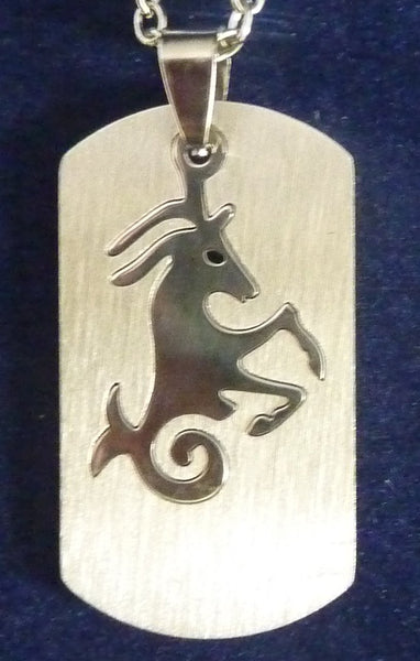 Capricorn Zodiac Pendant