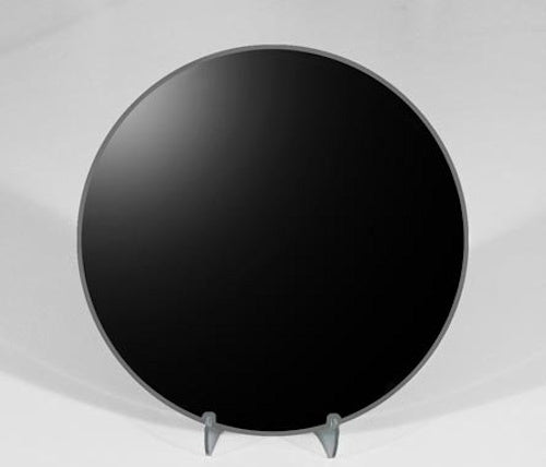 6" Plain Round Scrying Mirror. Includes Stand and Downloadable eBook.