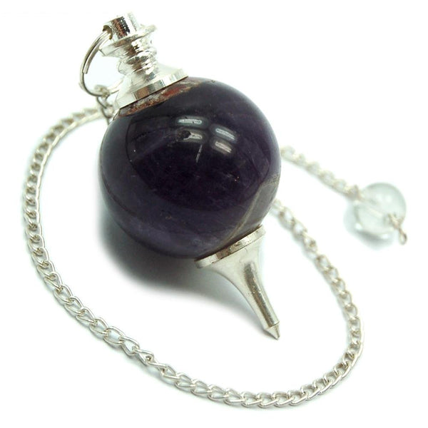 Amethyst Sphere Pendulum