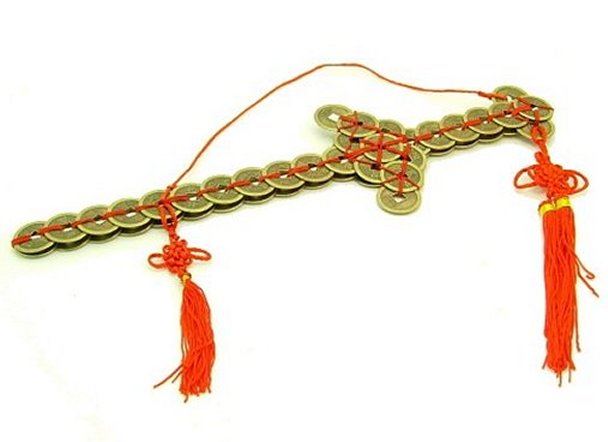 Abundance and Protection Coin Sword