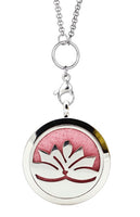 Aromatherapy Diffuser Pendant #1 and Chain - Black