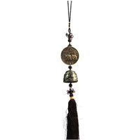 Elephant Bell on Brown Cord