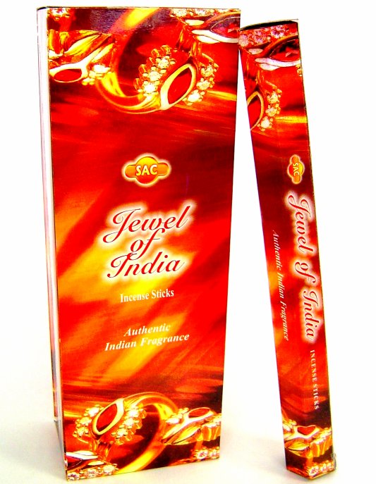 Jewel of India - 5 x Packs of 8 Incense Sticks