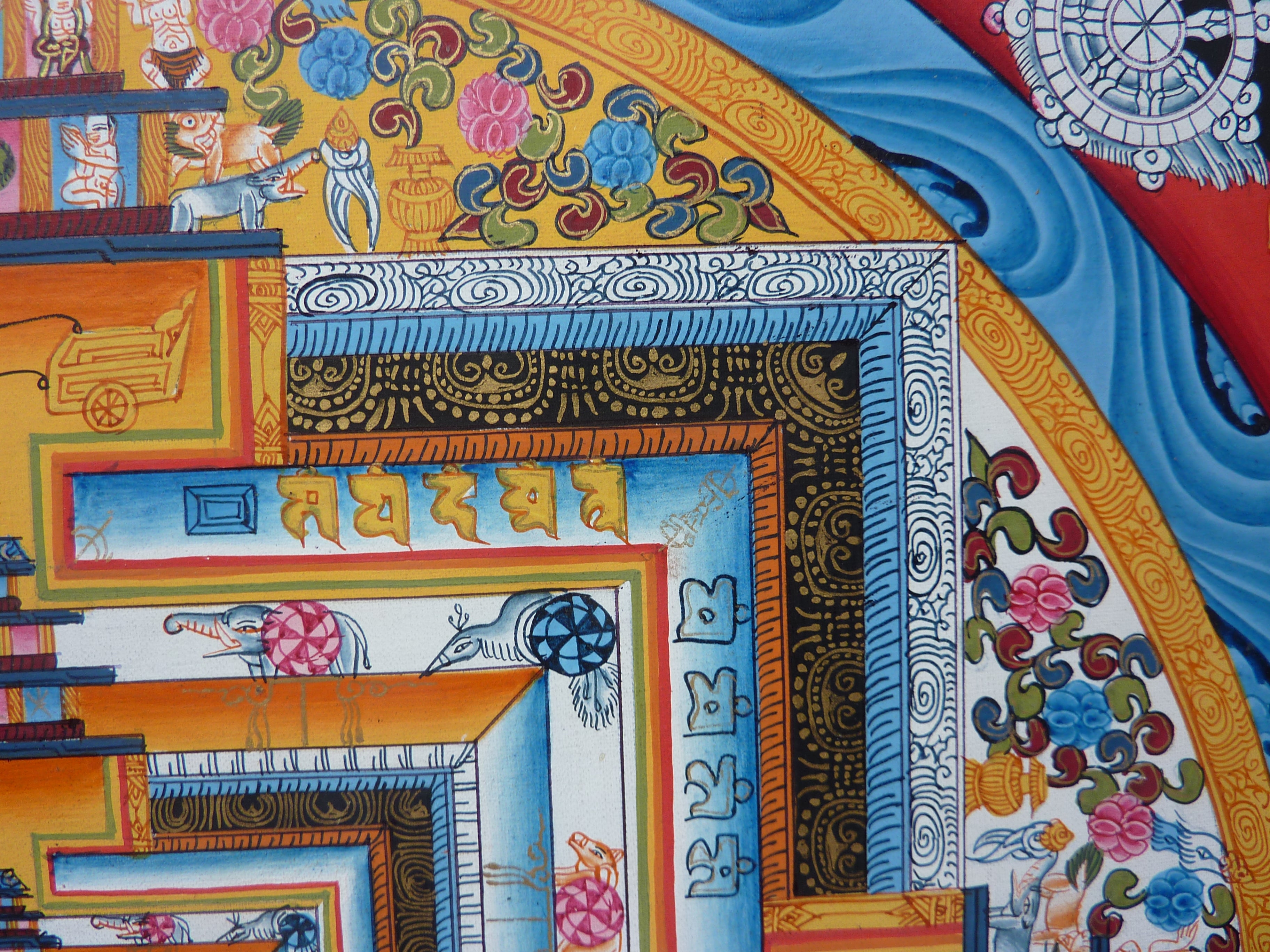 Master Level Kalachakra Mandala - Large Size