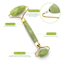 Duel Jade Roller Gua Sha Face-lift Set Facial Massage Roller