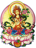 White Tara Window Sticker