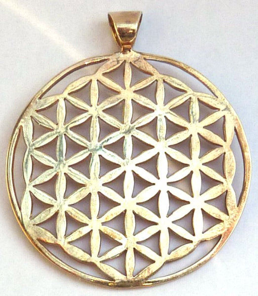 Sacred Geometry Creation Mandala Pendant - Sterling Silver