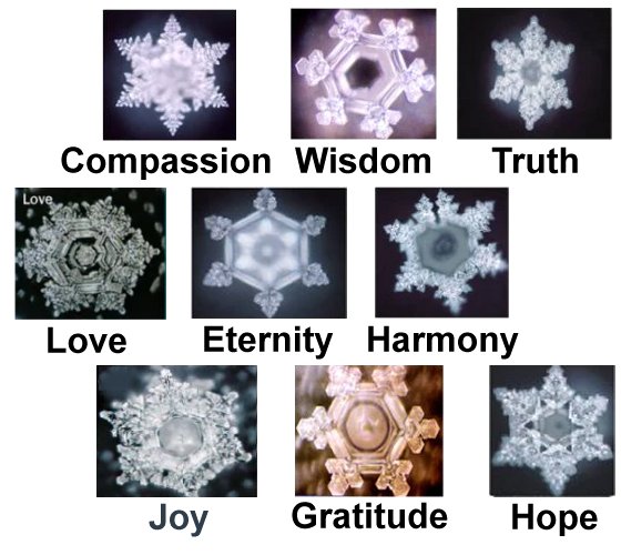 Dr Emoto Water Consciousness Static Cling Labels Kit